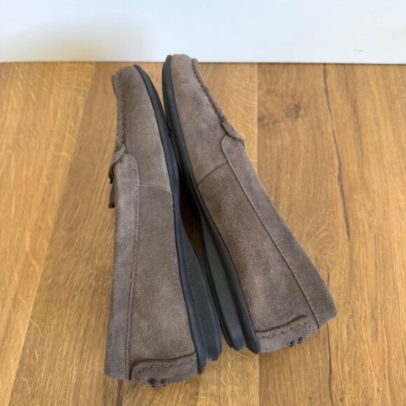 Taos Footwear "Bit Moc" Suede Leather Loafer - Brown | Size 8.5 - Picture 9 of 10